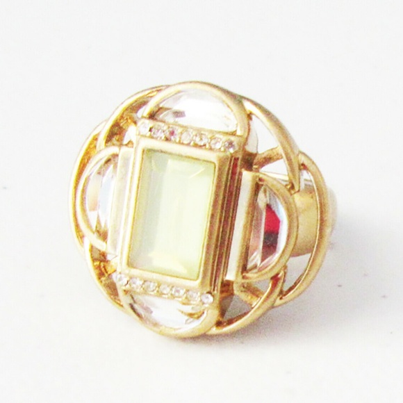 Lia Sophia Jewelry Compass Ring Rare and Gorgeous - Picture 2 of 6